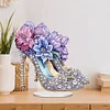 (US Local)DIY Special Shaped Diamond Painting High Heels Tabletop Ornaments Kit