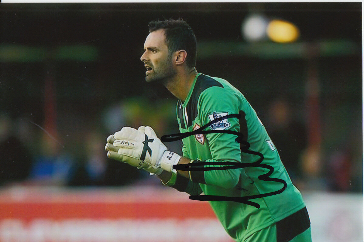 CARDIFF CITY HAND SIGNED JOE LEWIS 6X4 Photo Poster painting 1.