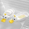 1Pcs Duck Shape Soap Box Cartoon Soap Dish Drainable Soap Holder Soap Container Soap Dish for Tray Bathroom Accessories