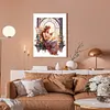 >SALE<5D DIY Full Round Drill Diamond Painting Elf Girl Read Book Art Craft 30x40cm