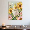 (30x40cm)DIY Pearl Painting Framed Parrot Handmade Pearl Material Art Kit Living Room Decor