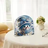 Christmas Acrylic DIY 5D Diamond Art Painting Napkin Holder Set (Snowman)