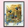 (Multi Style)Retro Poster Landscape-Full Embroidery 3 Strands 11CT Counted Cross Stitch-40*60CM-Large Size