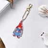 6pcs Diamond Painting Key Rings Hanging Ornaments Cartoon DIY Gifts