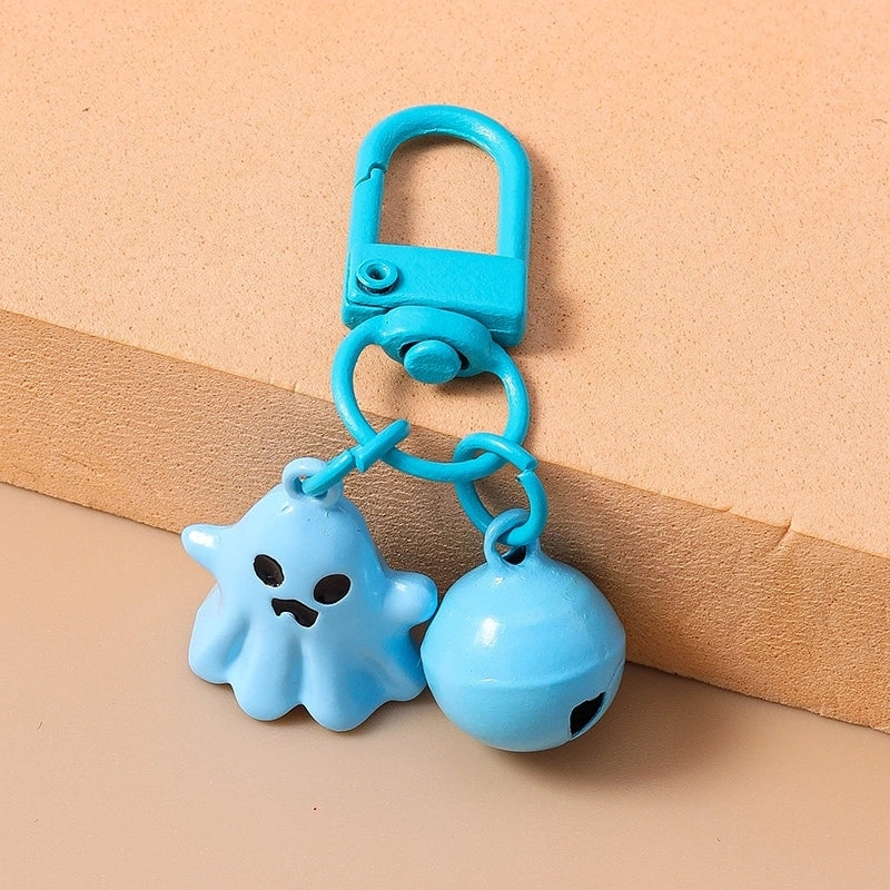 Cartoon Style Cute Commute Ghost Alloy Halloween Keychain
