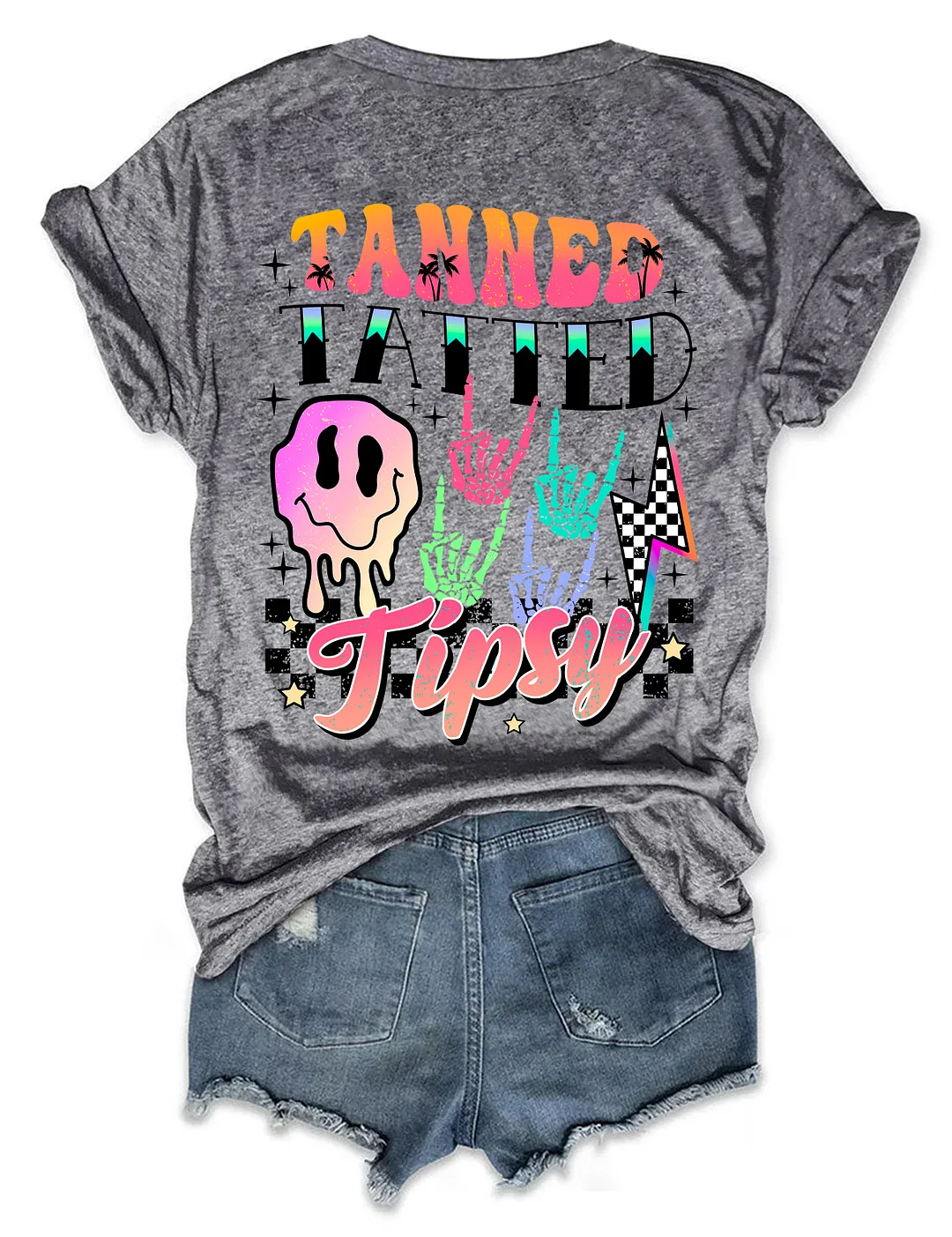 Summer Tanned Tatted And Tipsy T-shirt