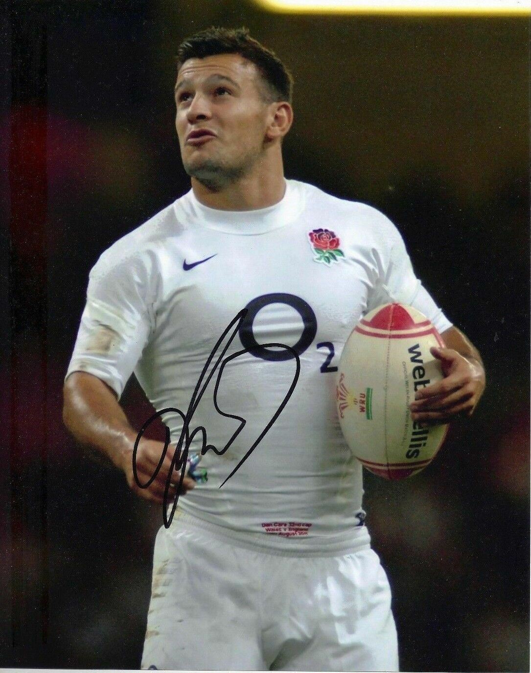 Danny Care Genuine Hand Signed 10X8 Photo Poster painting England Rugby (2369)