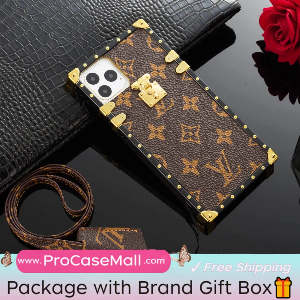 Classic Louis Vuitton Catwalk Crossbody Style Samsung Galaxy Cover Apple iPhone Cnvas Trunk Case