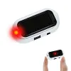 🌟Lampe clignotante LED solaire compacte antivol