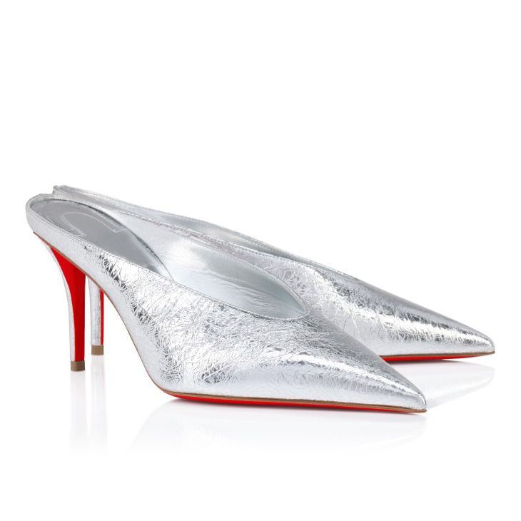 95mm Pointed Toe High Heel Red Bottoms Pumps Prom Shoes Sandals-vocosishoes