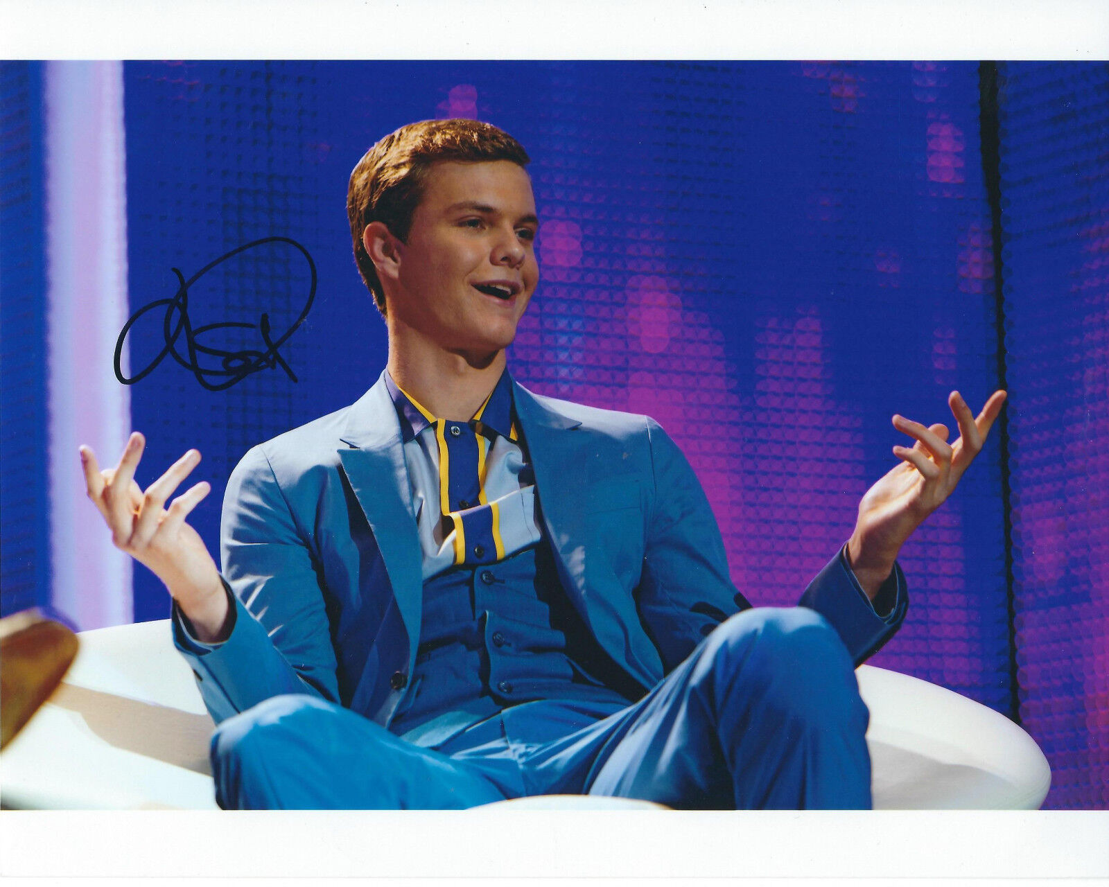 JACK QUAID THE HUNGER GAMES AUTOGRAPHED Photo Poster painting SIGNED 8X10 #3 MARVEL