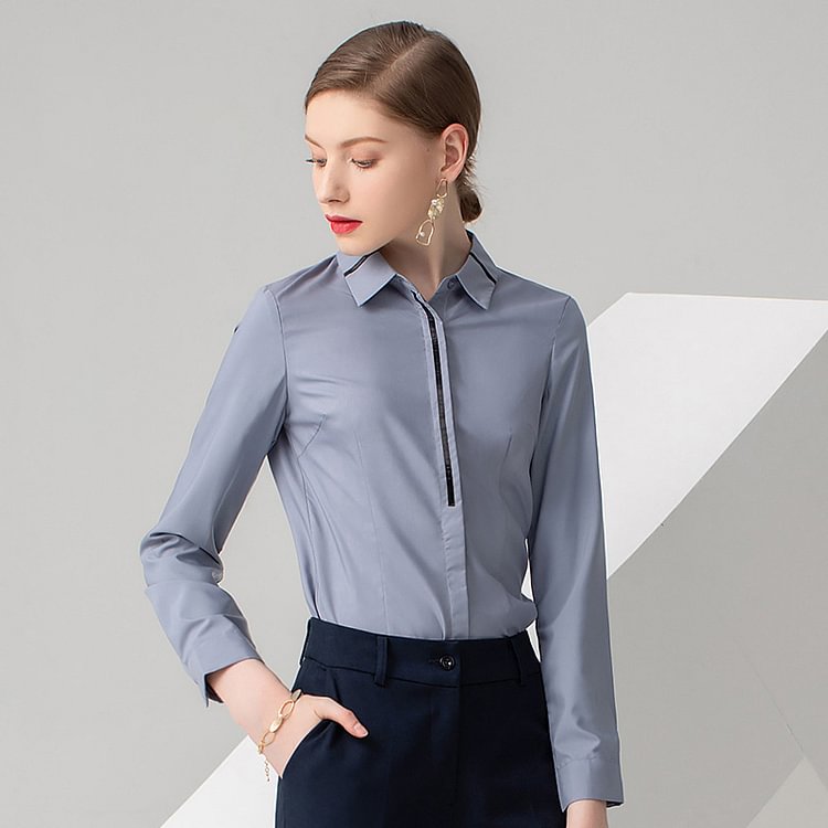 Women's Professional Shirt And Pants Two-piece Set