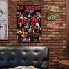 AC/DC - Panneaux en &eacute;tain m&eacute;tallique(20*30cm/30*40cm) - Musique