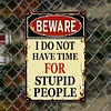 Warning - Vintage Metal Signs(12*16Inch) - Warning