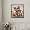 Diamond Painting-DIY Full Round Drill Dog Cat
