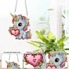 Valentinstag Liebe Einhorn - 5d DIY Handwerk Anhänger