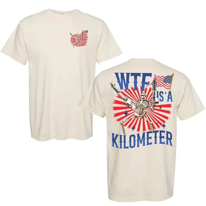 Loveyoufancy Independence Day Chaos: 4th Of July Skull & Flag Tee