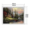 Quiet Creek - 18CT Stamped Cross Stitch 40*60cm 