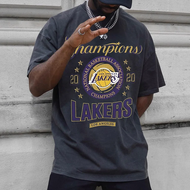 Los Angeles Lakers Vintage Men's T-Shirt b22e