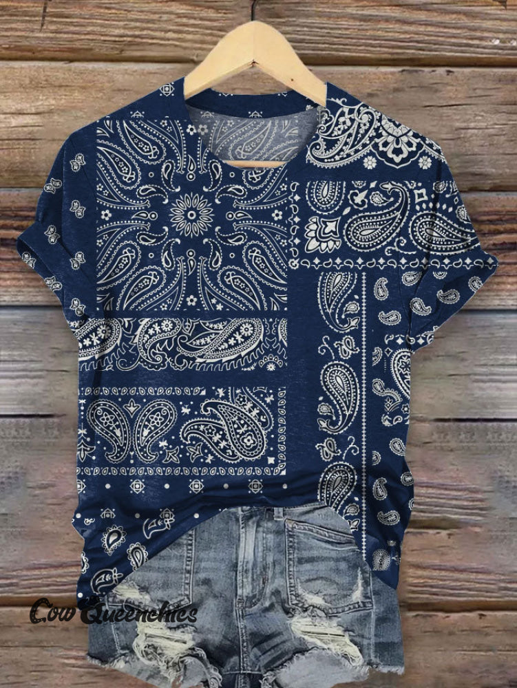 Vintage Art Print T-shirt Multicolor / S