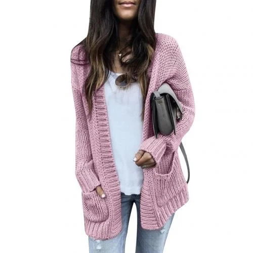 Autumn Winter New Sweaters Women Long Cardigan Hooded Long Sleeve Casual Sweater Female Loose Coat