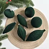 27PCS Christmas's Tree Velvet Decor Hanging Balls Set