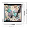 Schmetterling - speziell geformte Diamantmalerei - 30 * 30cm