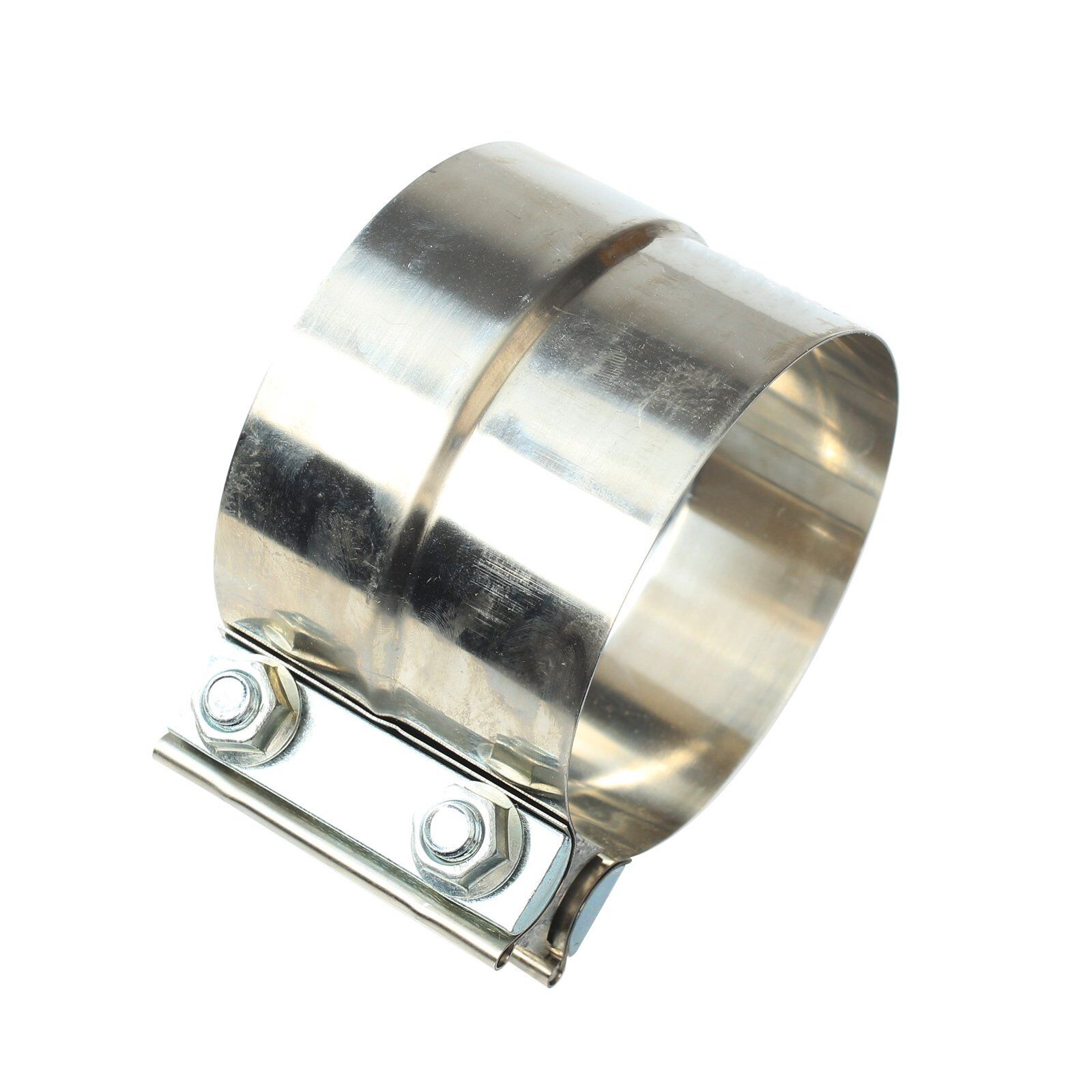 4" Stainless Band Clamp Step Exhaust Clamps for Catback Muffler Pipe