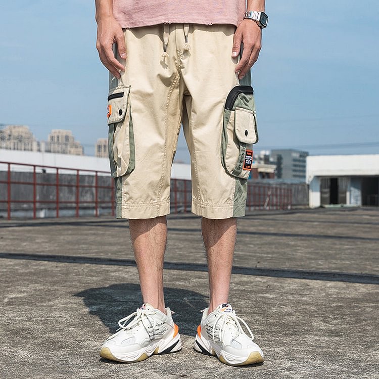 Men's Summer plus Size Retro Sports Shorts Men's Casual Loose Fifth Pants Men's Summer Trousers