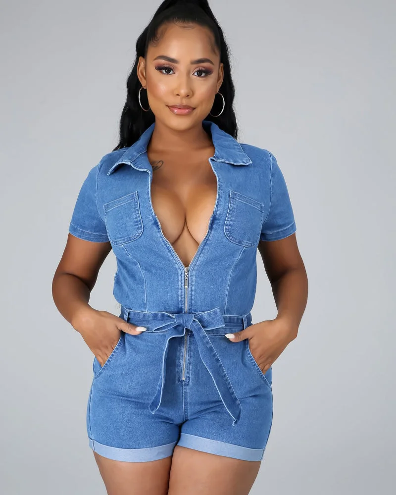 BIG BOSS DENIM ROMPER