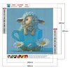 Diamond Painting-DIY Full Round Drill Sheep