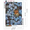 uk.everydayedeals (Limited Stock)Diamond Painting - Full Round - Hydrangea and Fox