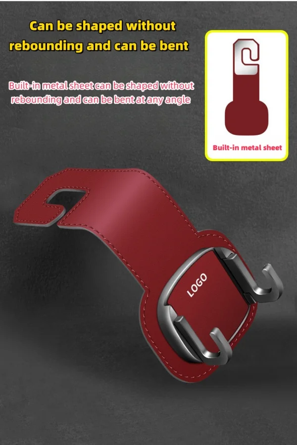 Car Seat Back Hidden Suede Hook