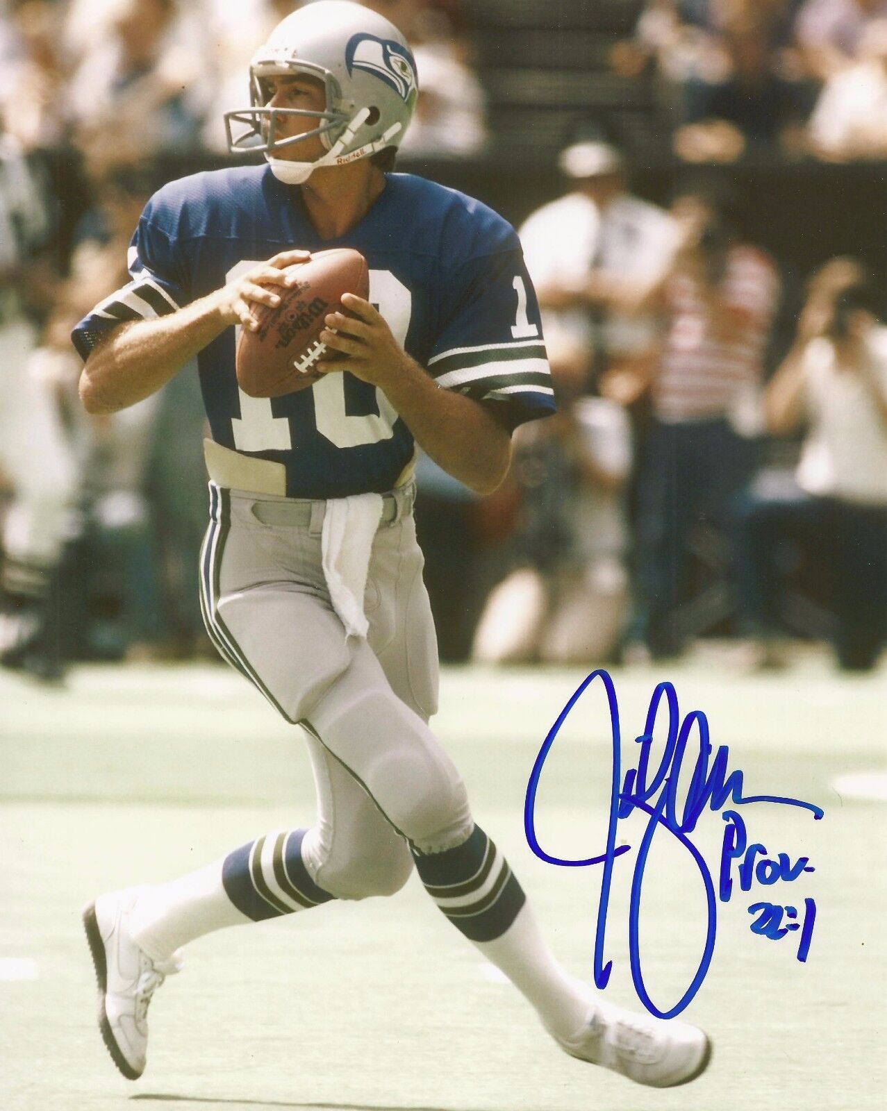 JIM ZORN SIGNED SEATTLE SEAHAWKS 8x10 Photo Poster painting #2 w/PROOF