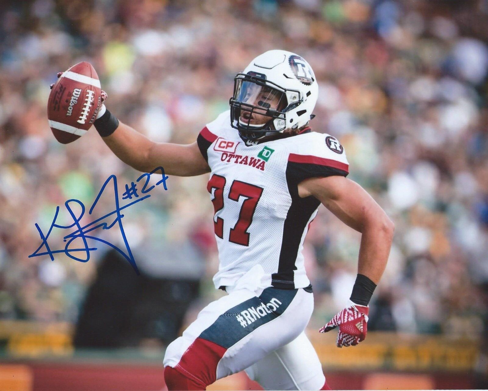 Kienan LaFrance Signed 8x10 Photo Poster painting Ottawa RedBlacks Autographed COA
