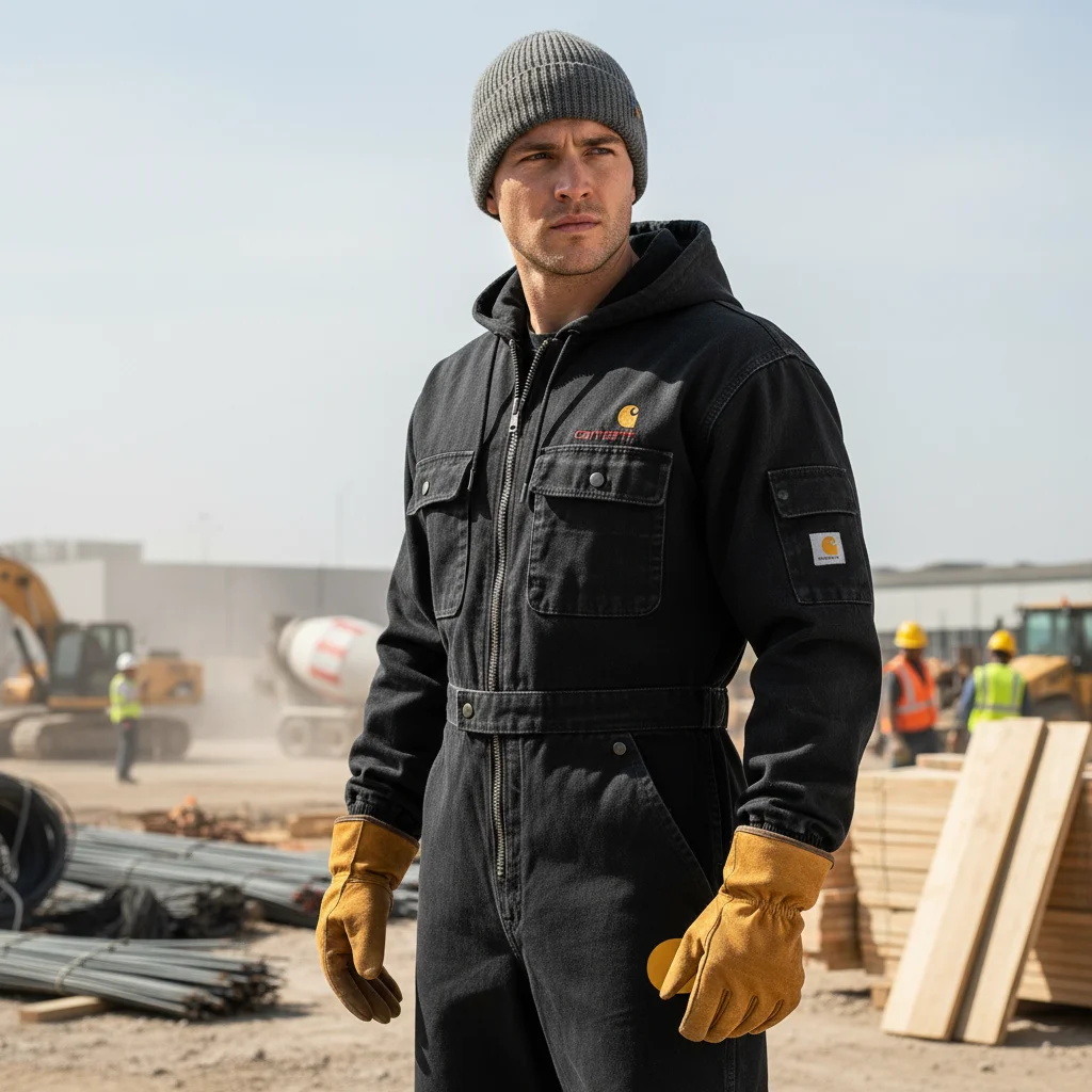 Men's Multi-functional Hooded Jumpsuit Outdoor Workwear