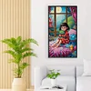 (40*70cm)DIY Full Round Drill Diamond Painting-Girl