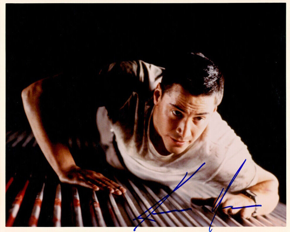 Keanu Reeves (Speed) signed 8x10 Photo Poster painting