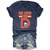 She Loves the D Denver Football Tee