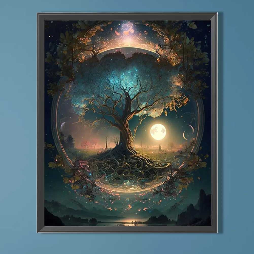 Diamond Painting - Full Round Drill - Tree(Canvas|40*50cm)