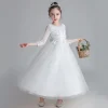 Princess Kid Girl Long Sequin Long Formal Dresses