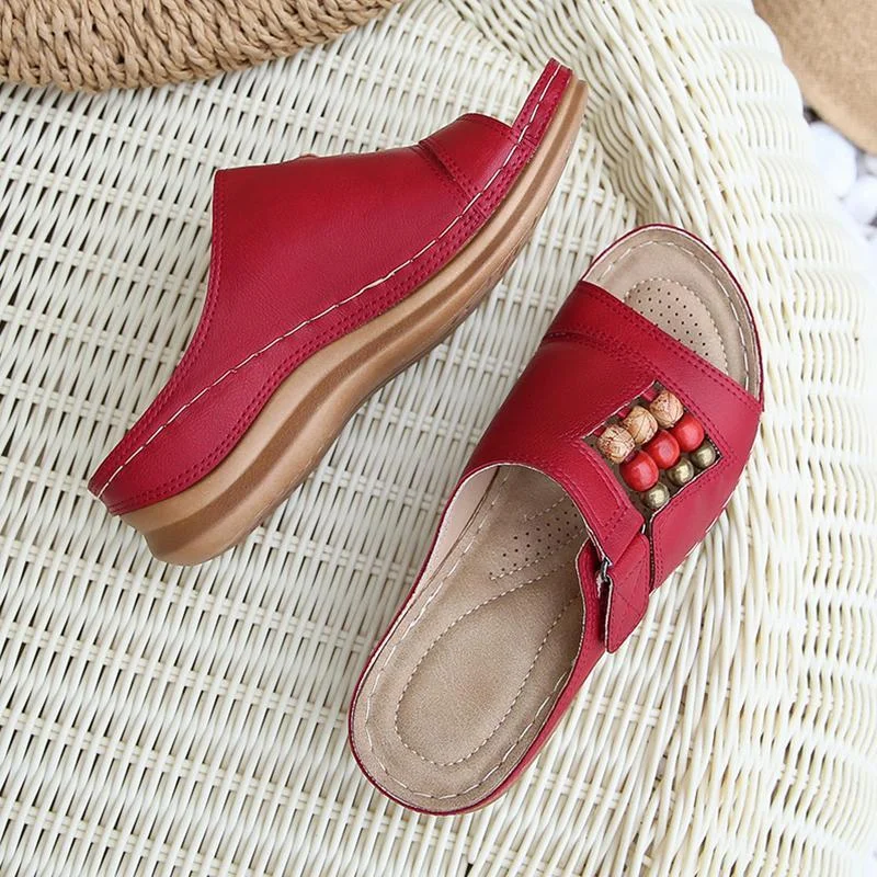 Retro Beaded Bohemian Sandals