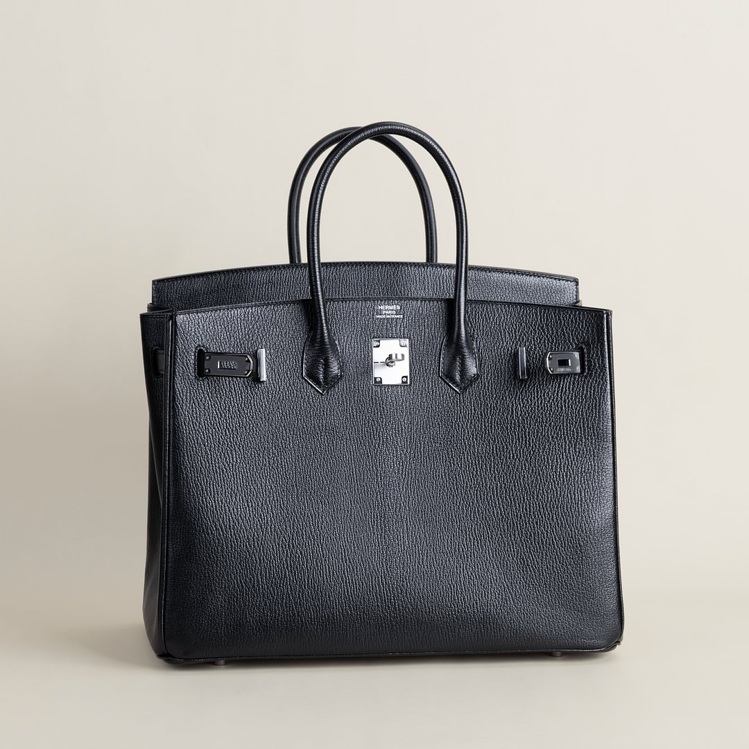 Birkin 35cm Chevre 89 Noir PHW