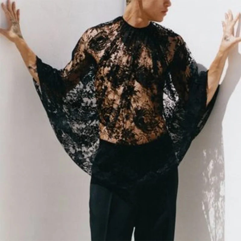 Sexy Lace Perspective Personality Cloak