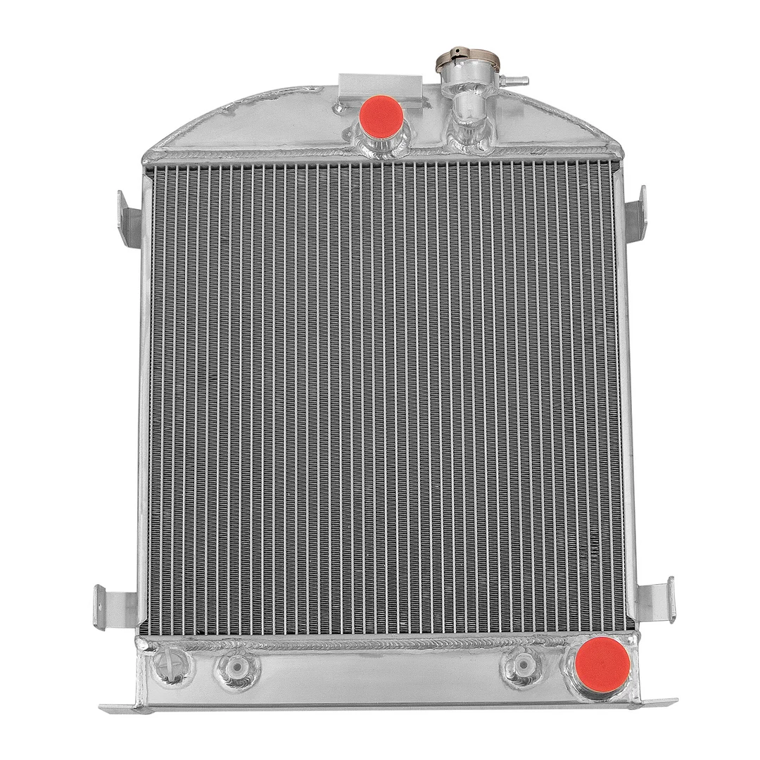 AlloyWorks 4 Core Aluminum Radiator For 1932 Ford Model HI-BOY Hot Rod ...