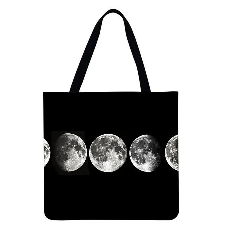 Moon - Linen Tote Bag