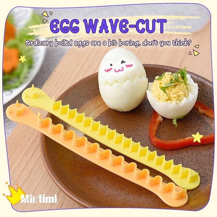 Mintiml Egg Wave-Cut（2Pcs Set）