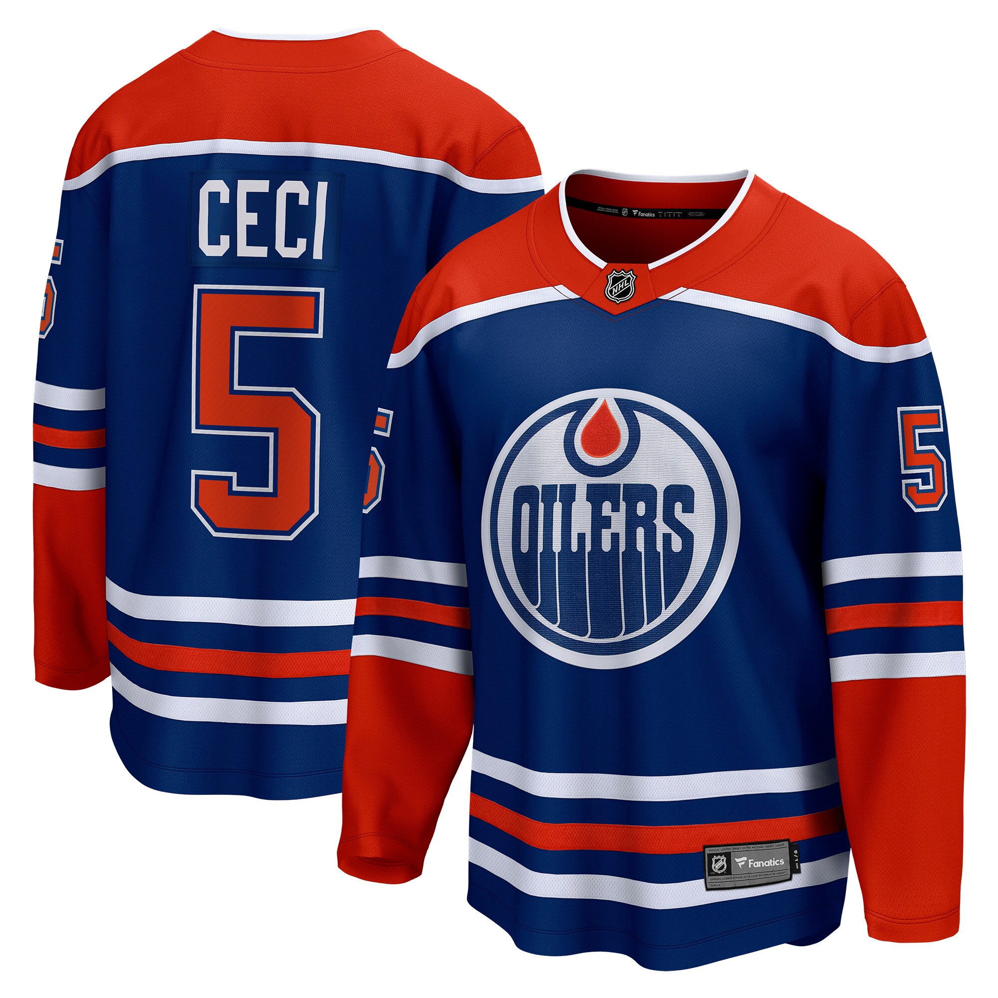 Cody Ceci Edmonton Oilers Fanatics Home Breakaway   Jersey &ndash; Royal mysite