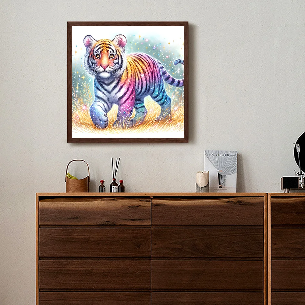 Diamond Painting - Full Round Drill - Tiger(Canvas|30*30cm)