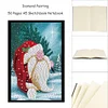 DIY Special Shaped Drills Christmas A5 Notebook Diary Book 50 Pages Notebook Kit